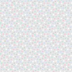 SNUGGLE DOT FLANNEL LIGHT GREY