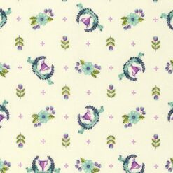 Tula Pink Slow & Steady Winner's Circle Blue Raspberry
