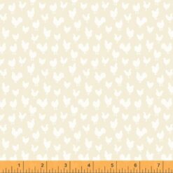 French Vanilla Linen Chickens