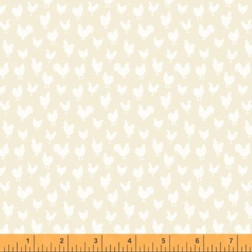 French Vanilla Linen Chickens