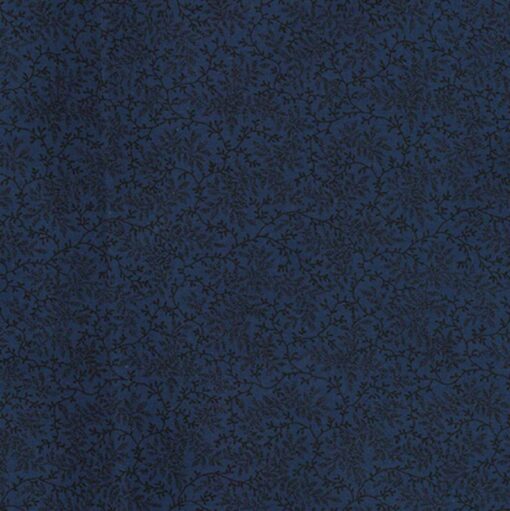 108" Wide - Delicate Vines Blue Cotton Fabric