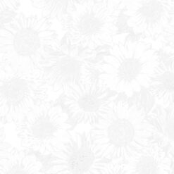 108" wide SUNFLOWER WHISPER ~ WHITE