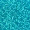 Delight Batik Cyan Mums