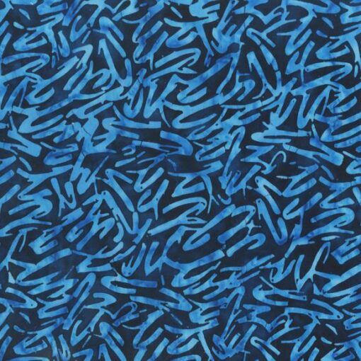 Delights Batik Navy Scribbles