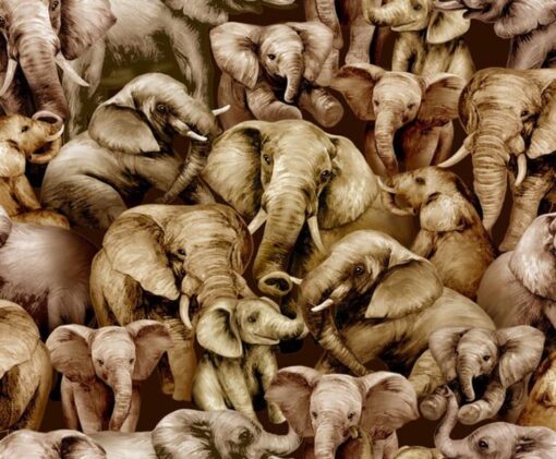 Jangala Elephants Brown