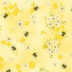 Buzzing Bee Allover Yellow