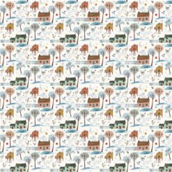 Country Cottage Cream Scenery