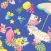 Flamingo Paradise - Medium Blue