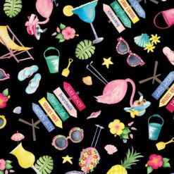 Fun in the Sun Motifs - Black