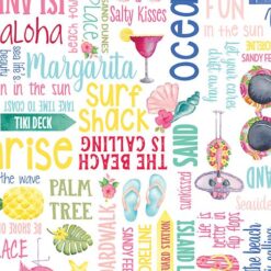 Fun in the Sun Words - White