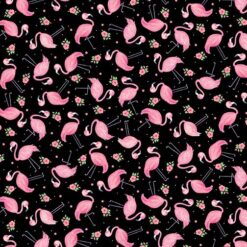Mini Flamingos - Black