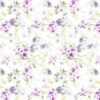 Purple Floral 108" Wide Back