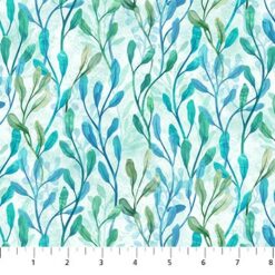 Turtle Bay Cream Leaves Digital