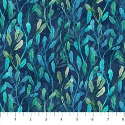 Turtle Bay Indigo Bay Leaves Digital