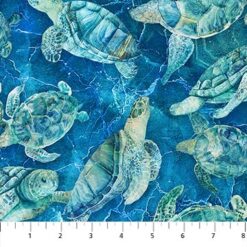 Turtle Bay Indigo Tortoises Digital