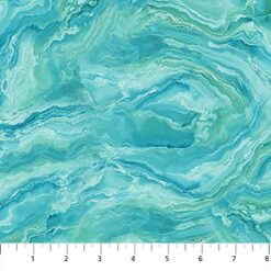 Turtle Bay Teal Shell Texture 108" Wide