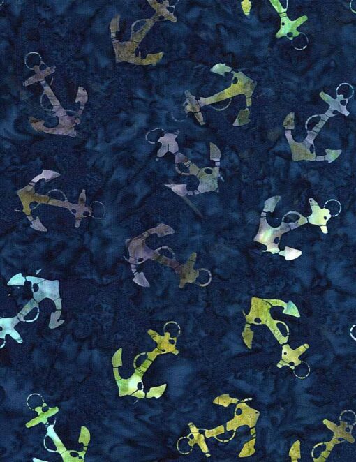 Deep Anchors Batik - Tonga Chiffons