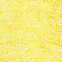 Dotty Sprial Canary Batik - Tonga Chiffon