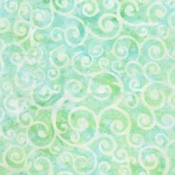 Mint Whirls Batik - Tonga Chiffons