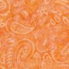 Peach Groovy Paisley Batik - Tonga Chiffons