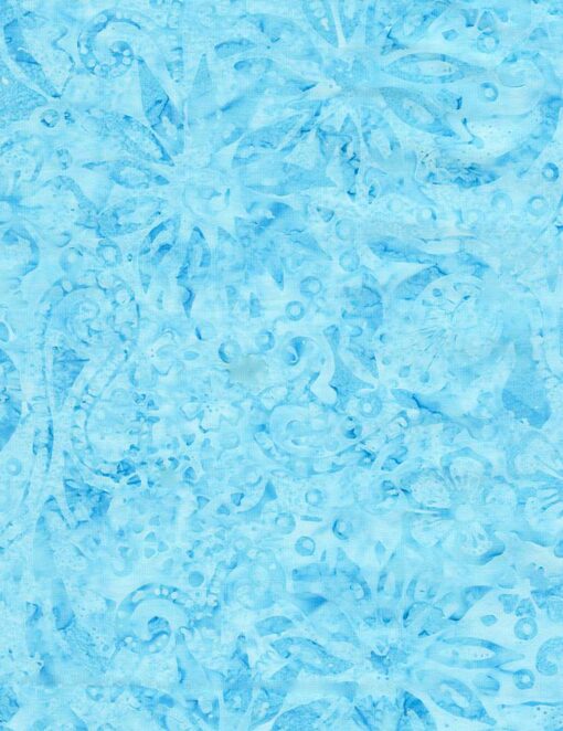 Pool Tropical Sea Florals Batik - Tonga Chiffons