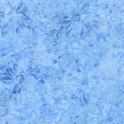 Sky Faded Victorian Florals Batik - Tonga Chiffons