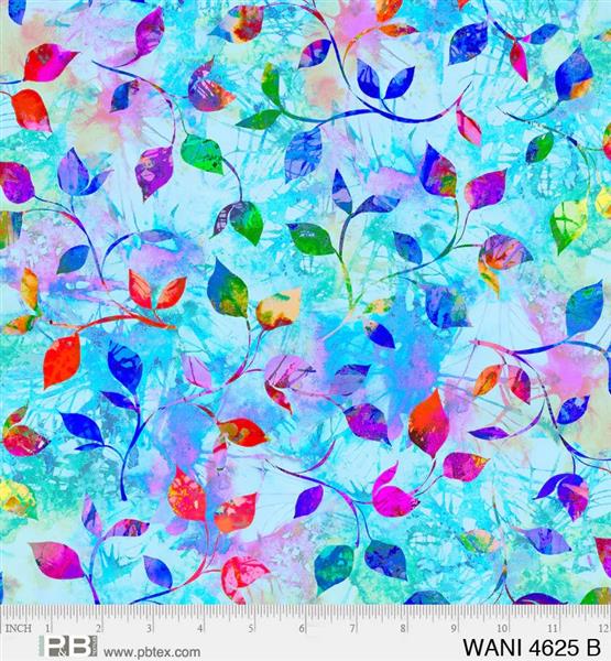 Wild Animals Blue - P&B Fabrics