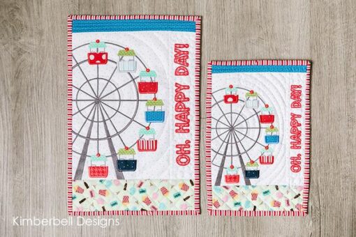 Kimberbell Designs KD807 Vintage Boardwalk Machine Embroidery CD - Image 7