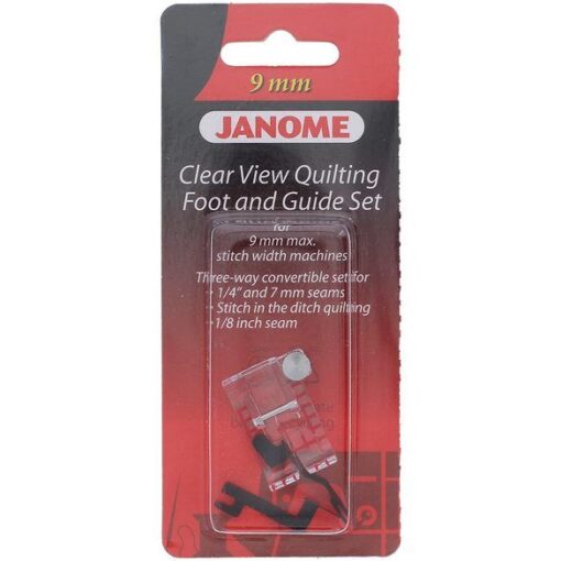 Clear View Quilting Foot and Guide Set 9mm max
