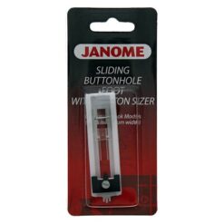 Sliding Buttonhole Foot w/Button Sizer