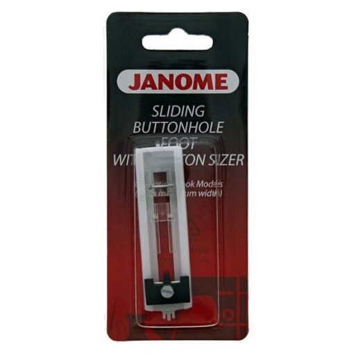 Sliding Buttonhole Foot w/Button Sizer