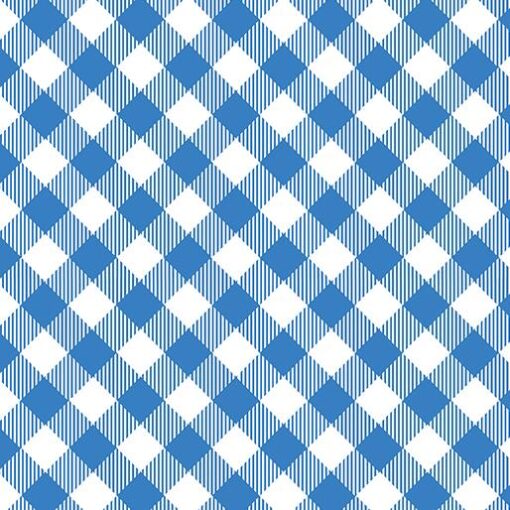 Blueberry Hill Gingham Blue White