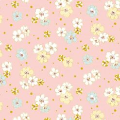 Florets with Gold - Pink