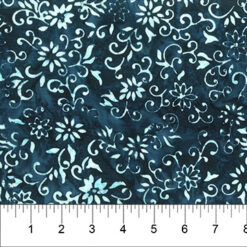Bamboo Pavilion Batik Deep Blue