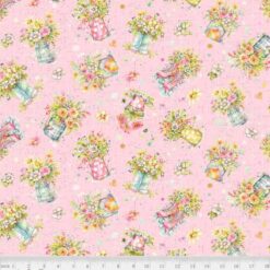 Boots & Blooms Med Toss Floral