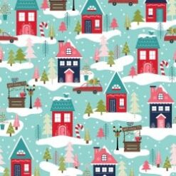 Cup of Cheer Christmas Neighborhood - Teal