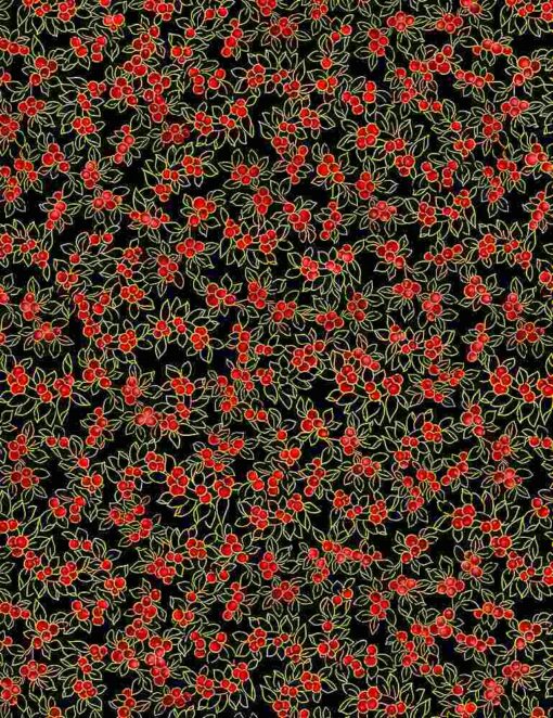 METALLIC HOLIDAY BERRIES