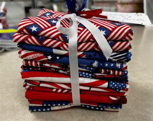 Red, White & Blue Fat Quarter Bundle
