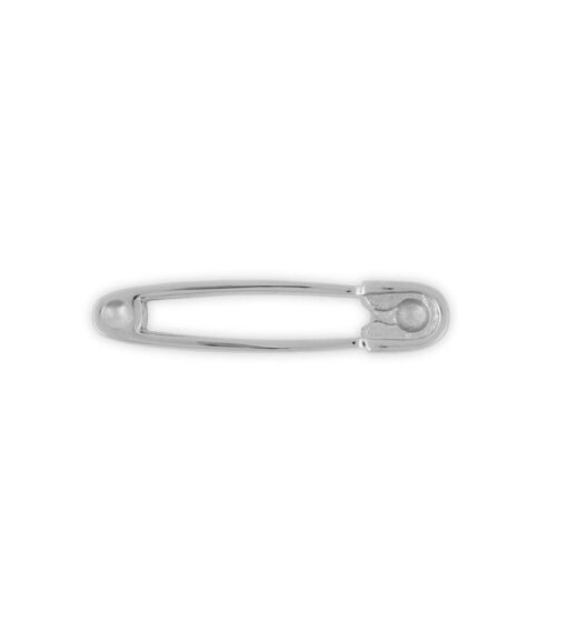 Safety Pin Pull Polished Nickel