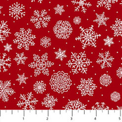 Santa's Tree Farm Red White