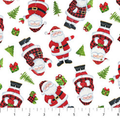 Santa's Tree Farm - White Multi