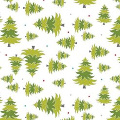 A Cozy Winter TOSSED PINES WHITE