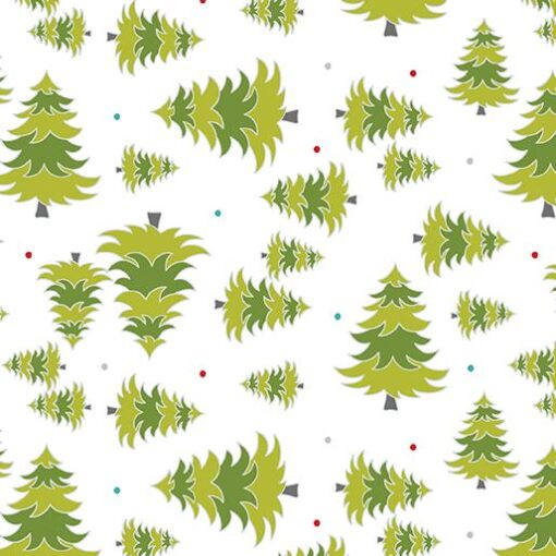 A Cozy Winter TOSSED PINES WHITE