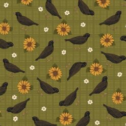A Wooly Autumn - Birds - Green