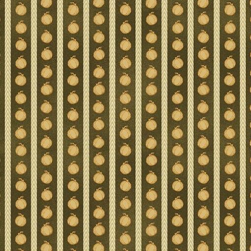 A Wooly Autumn - Pumpkin Stripe - Green