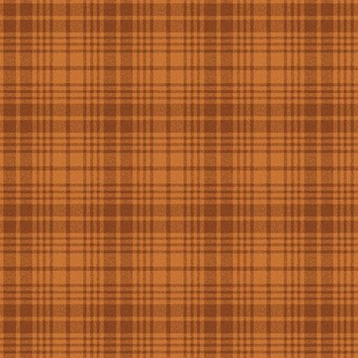 A Wooly Autumn  - Wool Plaid - Orange