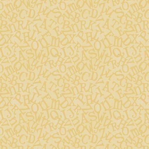ABC's Tossed Alphabet Yellow