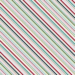 Cup of Cheer Peppermint Stripe - White