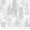 Enchnated Single Colorway - Gray & Glitter - Trees