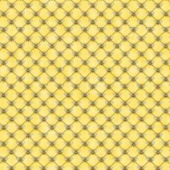 Timeless Treasures - Tiny Gold Honeybee Honeycomb